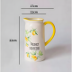 Lemon Pattern Porcelain Jug